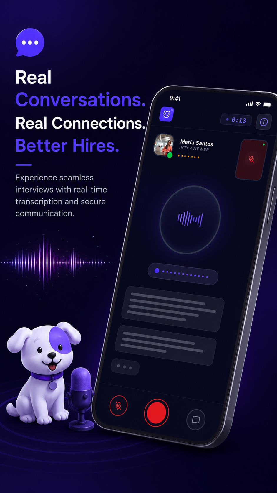 Live AI interview session